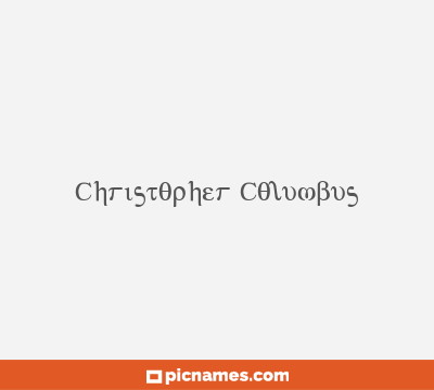 Christopher Columbus